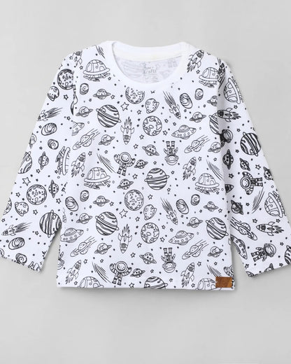 Premium Cotton Self Coloring Night Suit & Fabric Marker